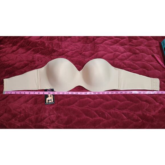 Maidenform Sweet Nothings Strapless Bra Beige Size 42DD Style 08929 - Picture 1 of 6